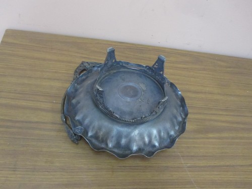 Antique Bride's Basket James W. Tufts, Boston Quadruple Silver Plate Dish #2743 - Picture 6 of 8