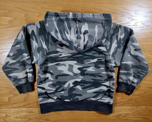 JOHN DEERE Distressed Logo Hooded Sweatshirt Hoodie Kids Small (4) - SOLD AS IS - Picture 2 of 2
