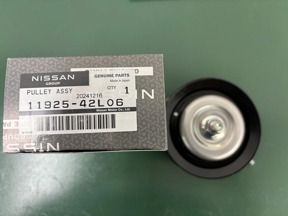 Polea de correa compresora Skyline original Nissan R32 GTST GTS4 R33 GTS25 R34 Foto 2 de 3