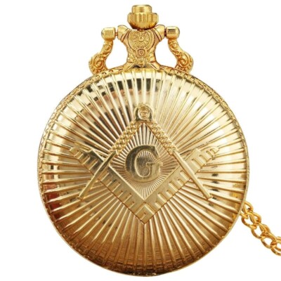 Uhr Gousset Freimaurer Freimaurer Freimaurer Freimaurer Taschenuhr Ref 4