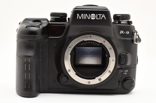 Minolta α-9 Alpha 9 α-9 a-9 Maxxum Dynax Film SLR Camera Black body from Japan