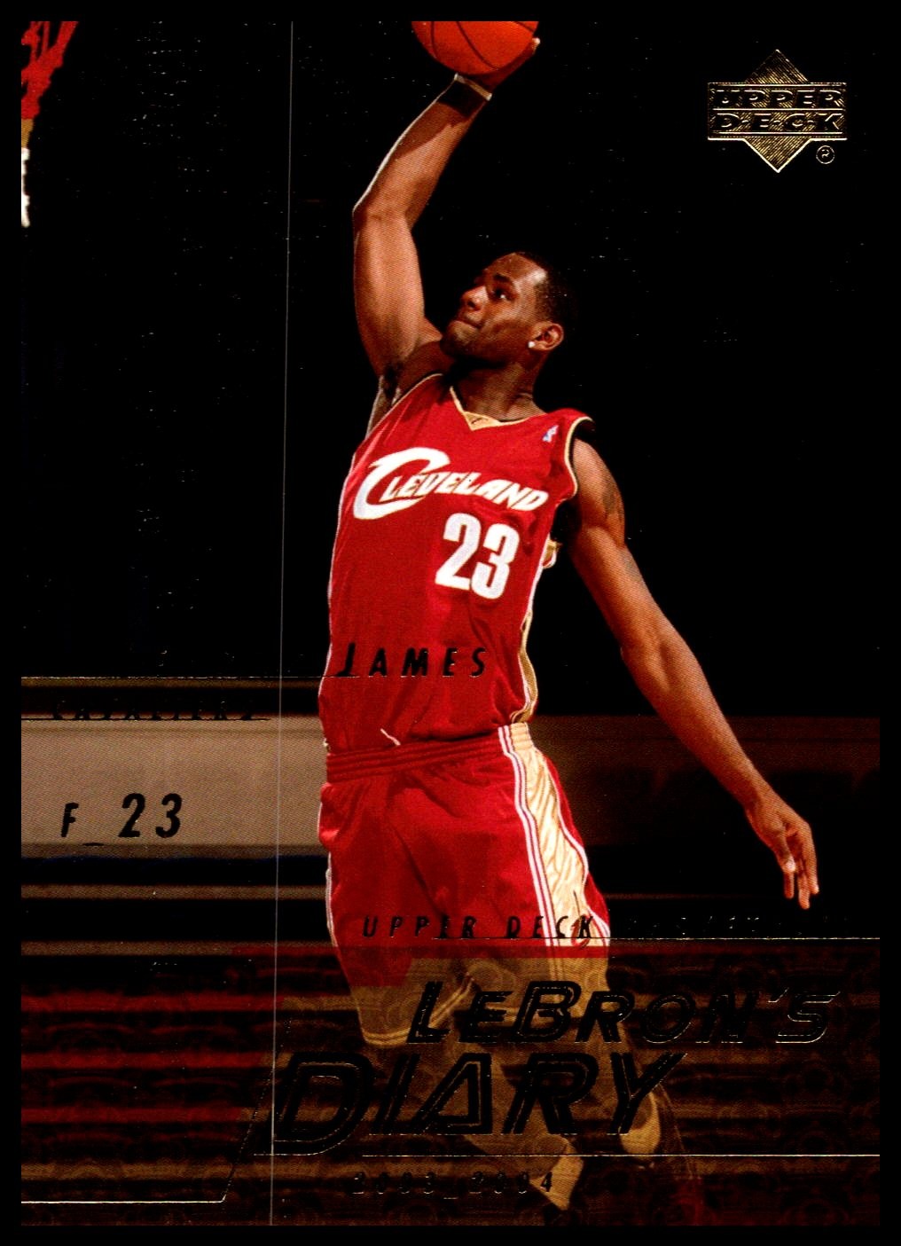 2003-04 Upper Deck #LJ15 LeBron James LeBron's Diary