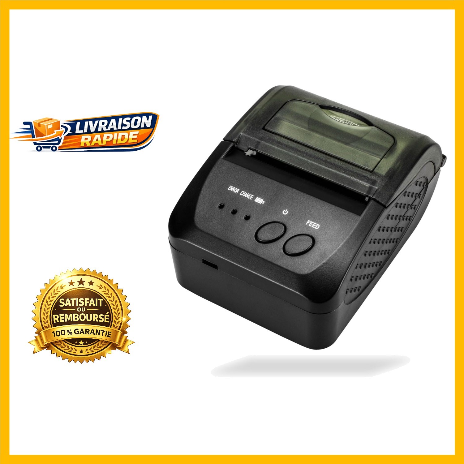 Imprimante portable 58mm Bluetooth pour imprimer vos factures instantanément sans câble
