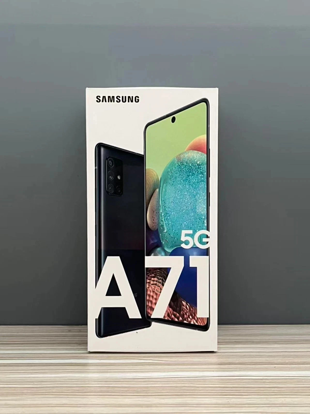 💯NEW UNLOCKED Samsung Galaxy A71 5G SM-A716U1 BLACK Any carrier WORLDWIDE