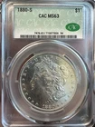 1880 s morgan silver dollar ms63 cac