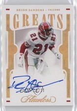 2021 Panini Flawless Greats 15/15 Deion Sanders #GR8-DSA Auto HOF r7d