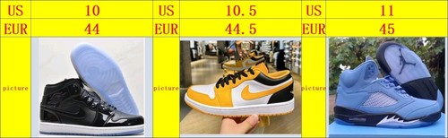 Low-top Original AJ1 Sneakers Size 10.5 Yellow Black White High Version - Picture 9 of 9