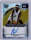 AJ Dybantsa 2025-26 Bowman's Best U The Best of 2025 Gold Auto #11/50 BYU