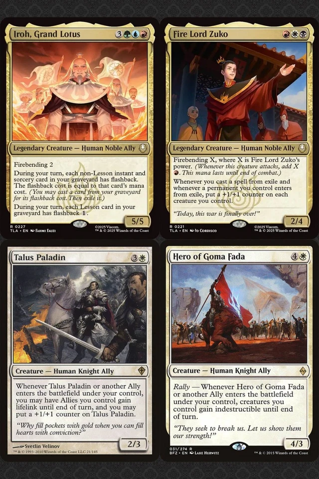 Avatar Aang / Aang, Master of Elements Commander Deck Ally Tribal MTG Magic EDH - Image 4 of 4