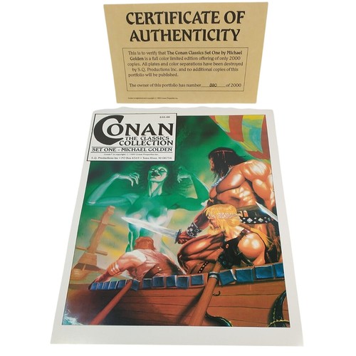 The Conan Classics Collection Set 1 Michael Golden Art Prints 890/2000 - Picture 5 of 12