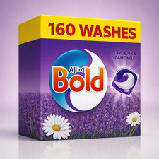 Bold All-in-1 Laundry Pods, Lavender & Camomile (Chamomile) – 160 Washes