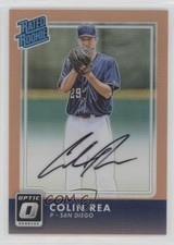 2016 Panini Donruss Optic Rated Rookies Orange 92/99 Colin Rea #171 Auto 0e2x