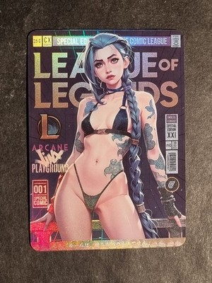 JINX - LEAGUE OF LEGENDS - LOL - SEXY DESSOUS - SCHÖNER KÖRPER - SEXY MÄDCHEN