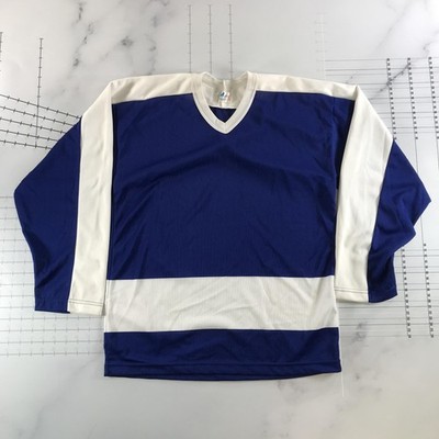Vintage Maska Eishockeytrikot Herren M Blau Toronto Maple Leafs Farben NHL
