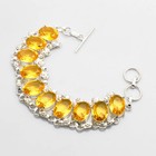 Citrine Gemstone Ethnic Handmade Bracelet Jewelry 24 Gms For Christmas AB 25506