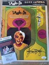 GOLDIE HAWN Signed LAUGH-IN BOOK COVERS 1968 JSA COA Set Of 4 & Ticket GOLDIE HAWN Signed LAUGH-IN BOOK COVERS 1968 JSA COA Set Of 4 & Ticket