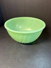 Vintage Fire King Jadeite Swirl Mixing Bowl Anchor Hocking Oven Ware USA 9”