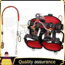 Swivel Bridge Work Positioning Lanyard Tree Climbing Saddle Arborist Harness