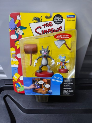 #ad Itchy amp; Scratchy Series 4 THE SIMPSONS Playmates MIB NEW $21.49