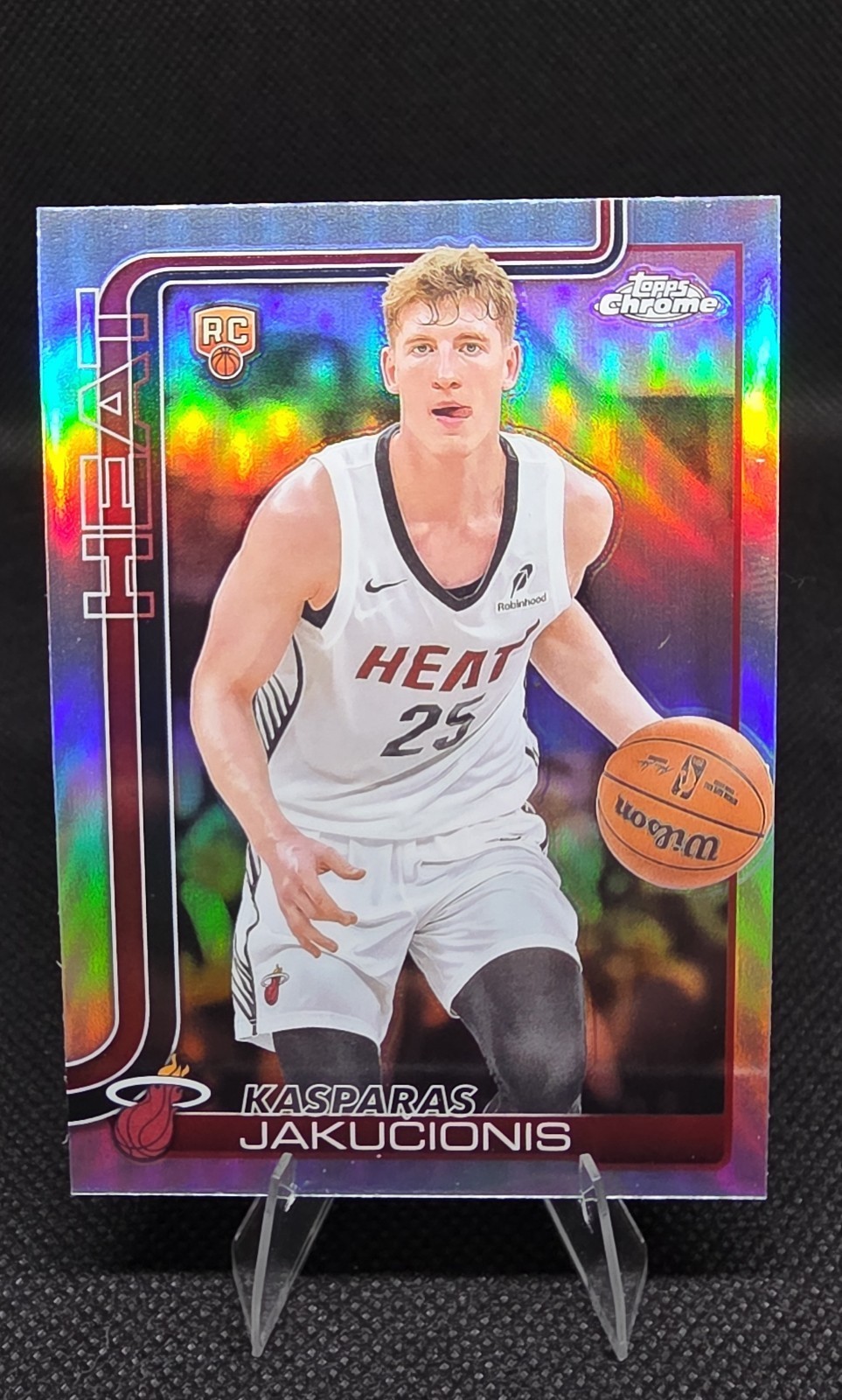 2025-26 Topps Chrome - Kasparas Jakucionis #270 Refractor (RC)