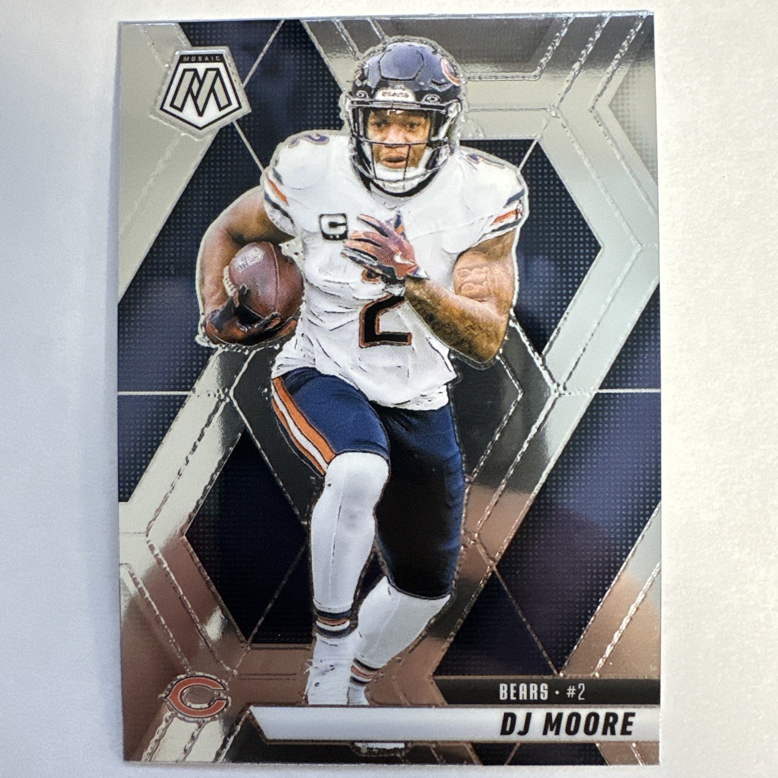 2025 Panini Mosaic - DJ Moore #180 Silver Chicago Bears NM