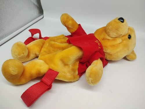 Vintage Winnie The Pooh Plush Backpack 90s Walt Disney World Bag Disneyland Bear - Picture 3 of 6