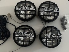 Set Of 4 Vintage Piaa 599 Driving Fog Lights System Period Correct Halogen