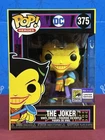 Funko Pop DC SDCC Asia The Joker 375 Black Light International Limited Edition
