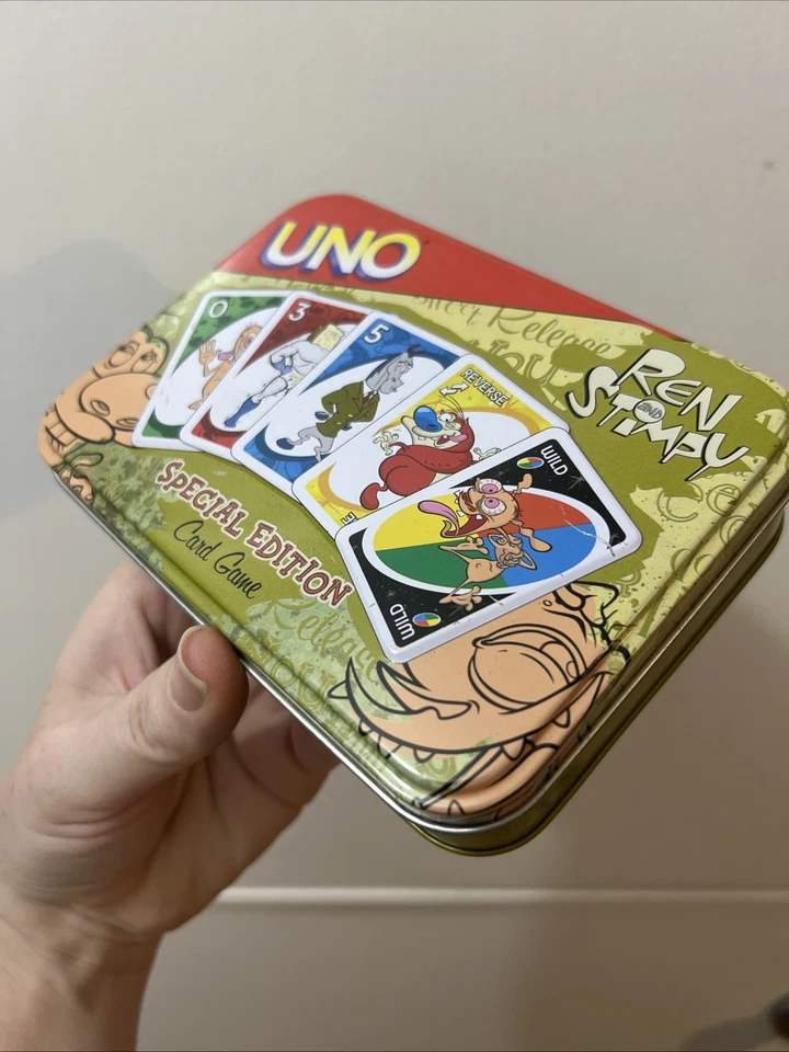 Rare Special Edition 2004 Ren And Stimpy Uno Card Game - Image 2 of 4