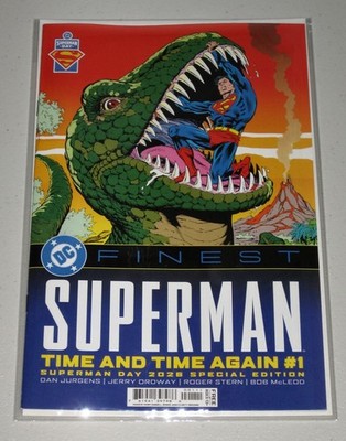 Superman Day 2026 Time and Time Again NM in Mylar + Board! 9 pix GREAT Packing!