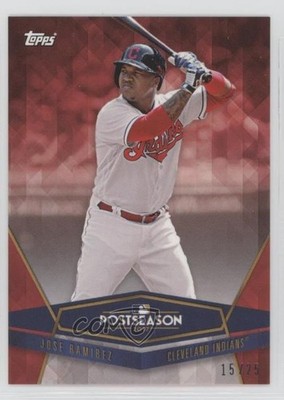 2017 On Demand Postseason Heroes and Current Stars Red 15/25 Jose Ramirez he0