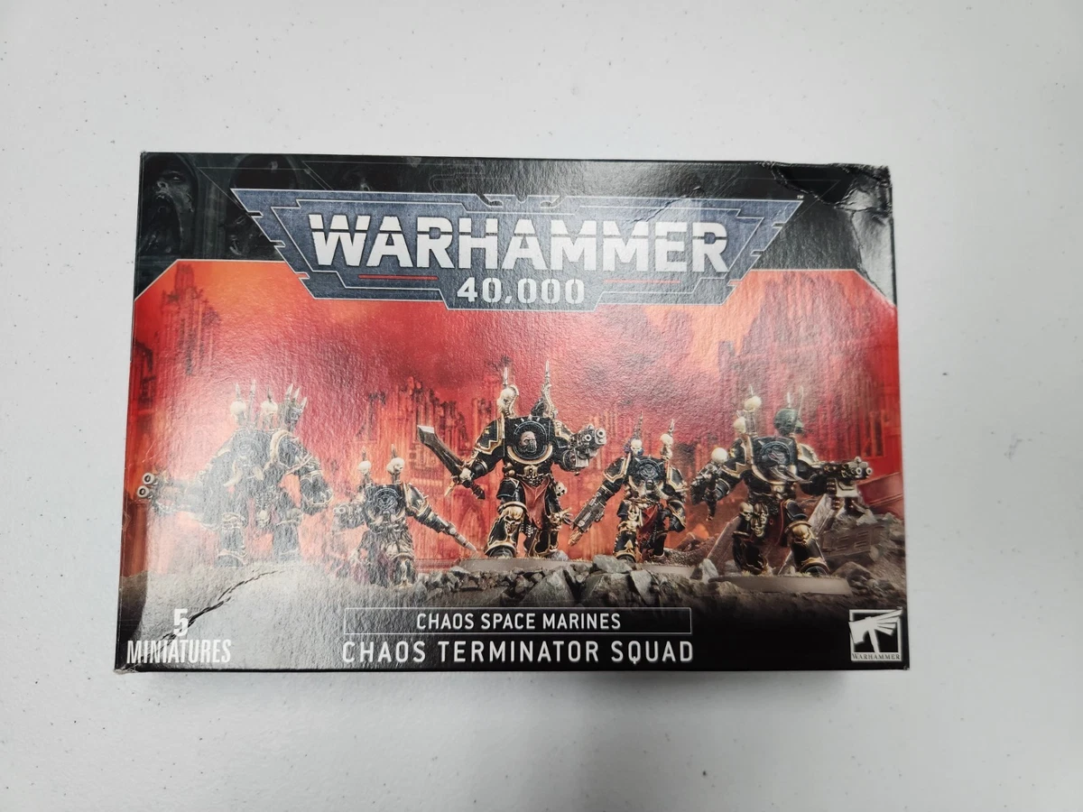 Warhammer 40k Chaos Terminators Metal Boxed Complete Space