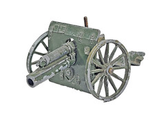 Vintage Crescent Toys Diecast 18 Pounder Field Gun Military Model Howitzer Unbox