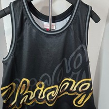 Mitchell & Ness Men's NBA Chicago Bulls Big Face 4.0 Fashion Jersey Tank Top XL