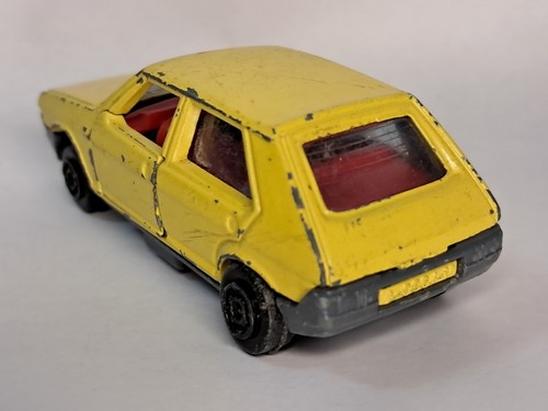 GUISVAL yellow Seat Ritmo 1/64 Made in Spain no Fiat vintage diecast car coche - Imagen 4 de 9