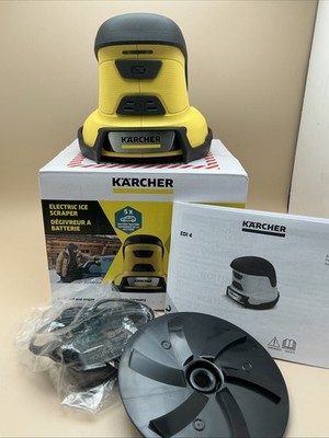 Karcher EDI 4 Electric Scraper Cordless Rotating Blades Charger Extra Disc NEW