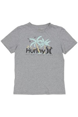 Hurley T-Shirt Jungen Oberteil Shirt Kindershirt Gr. EU 152 Grau #fke2an3