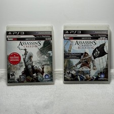 Assassin’s Creed III + IV Black Flag GameStop Edition Playststion 3 PS3 Bundle