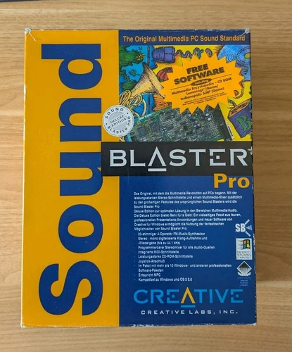 Creative Soundblaster Pro 2 (CT1600) OVP - ISA Soundcard