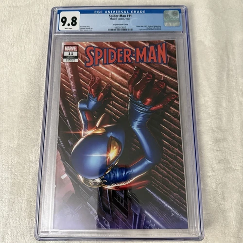 Spider-Man #11 Mico Suayan Trade Variant CGC 9.8 Origin of Spider-Boy