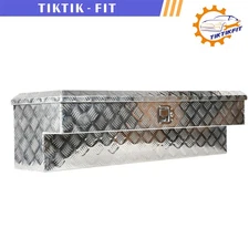 Side Mount 48"X13"X13" Aluminum Pickup Truck Bed Tool Box Trailer Storage w/Lock