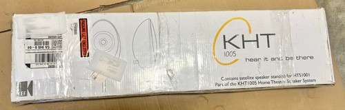 NEU KEF HTS1001 Standlautsprecher Ständer Paar schwarz (für KEF KHT 1005 Lautsprecher) - Bild 1 von 8