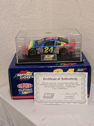 JEFF GORDON 1999 REVELL #24 DAYTONA 500 RACE WIN DUPONT CHEVY MEGA XRARE!! - Picture 19 of 24