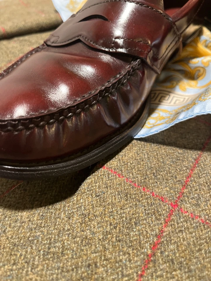 Mocasines clásicos vintage Dexter Goes Weejuns borgoña/cordobés/sangre de buey 10,5 D Foto 3 de 4