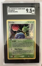 2006 Pokemon EX Legend Maker #42 Roselia Reverse Holo SGC 9.5 MT+ Mint Stamped on eBay