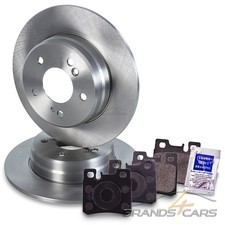 ATEC BREMSSCHEIBEN VOLL Ø278 + BELÄGE HINTEN FÜR MERCEDES C-KLASSE E-KLASSE SLK