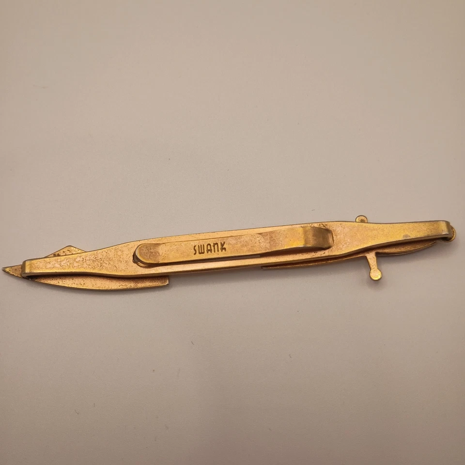 Vintage SWANK Sword Tie Clip Red Handle - Image 2 of 4