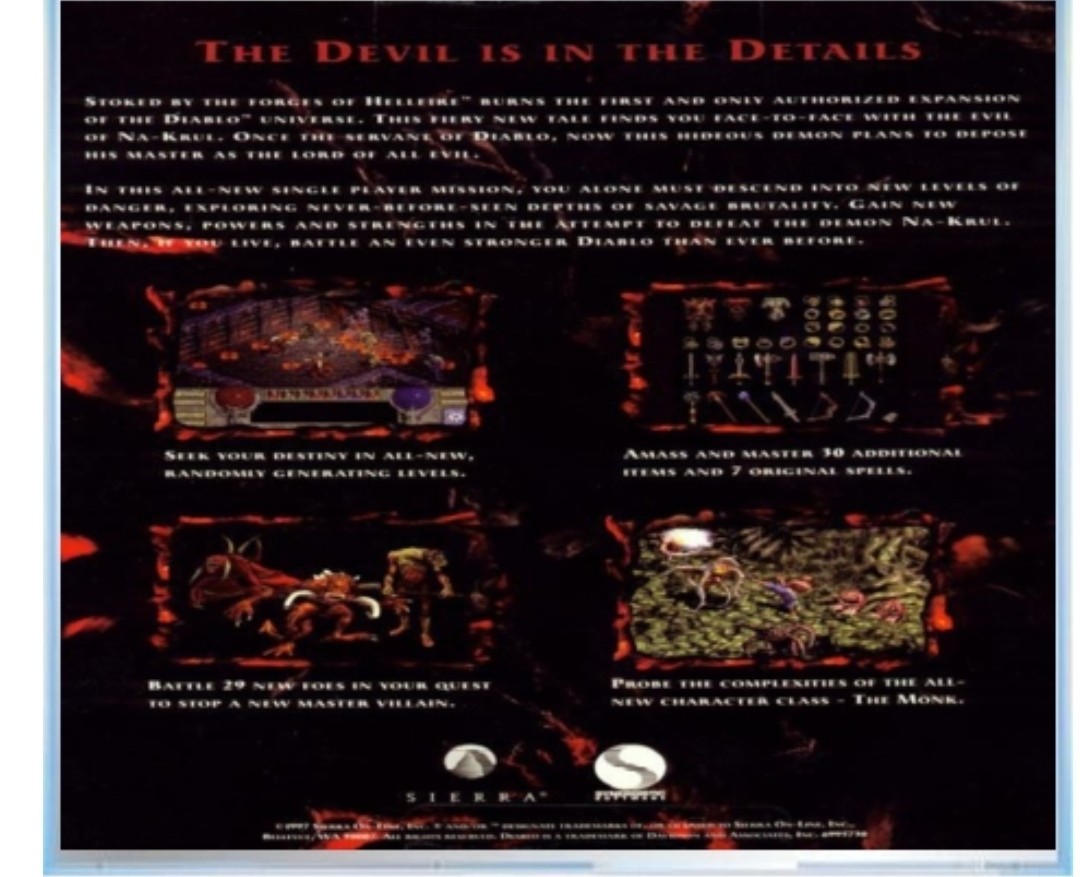 Hellfire: Diablo Expansion Pack (PC, 1997) for sale online | eBay