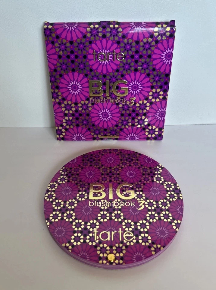 TARTE-Big Blush Book 3 Eight (1) Blush Compacts One (1) Missing. NEW In Box - Image 2 of 4