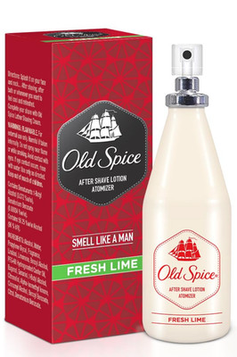 Old Spice After Shave Lotion Atomizer - FRESH LIME FOR MEN 150 ml- Free Shipping